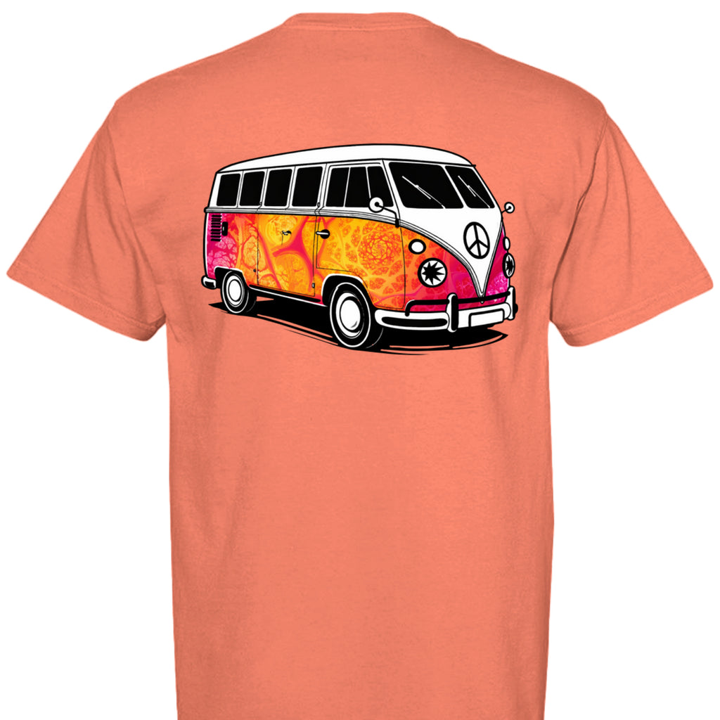 NEON RED ORANGE - C1717 - BACK